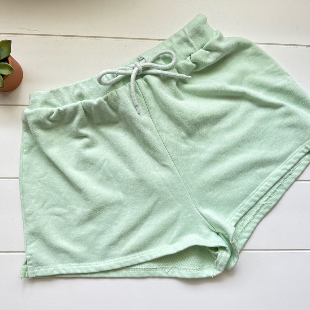 Princess Polly Green Athletic Shorts Lightweight Design